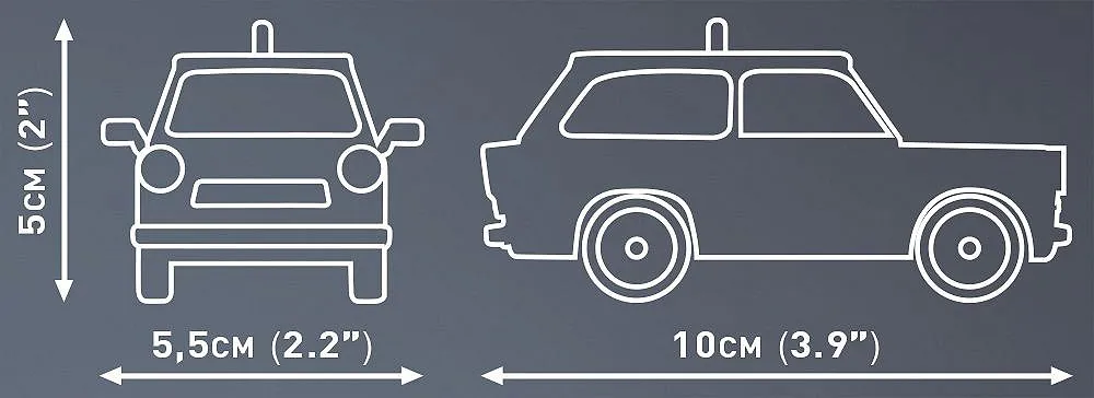COBI 24555 Trabant 601 Universal Feuerwehr