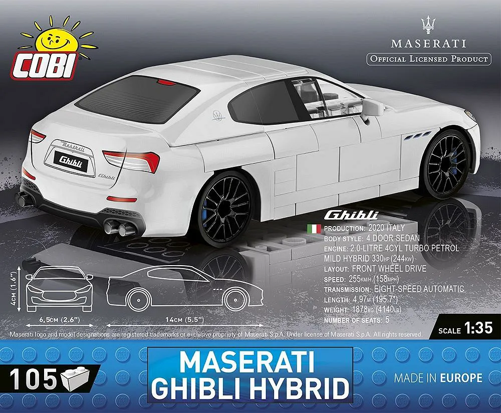 COBI 24566 Maserati Ghibli Hybrid
