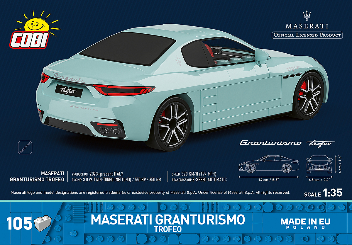 COBI 24577 Maserati GranTurismo Trofeo