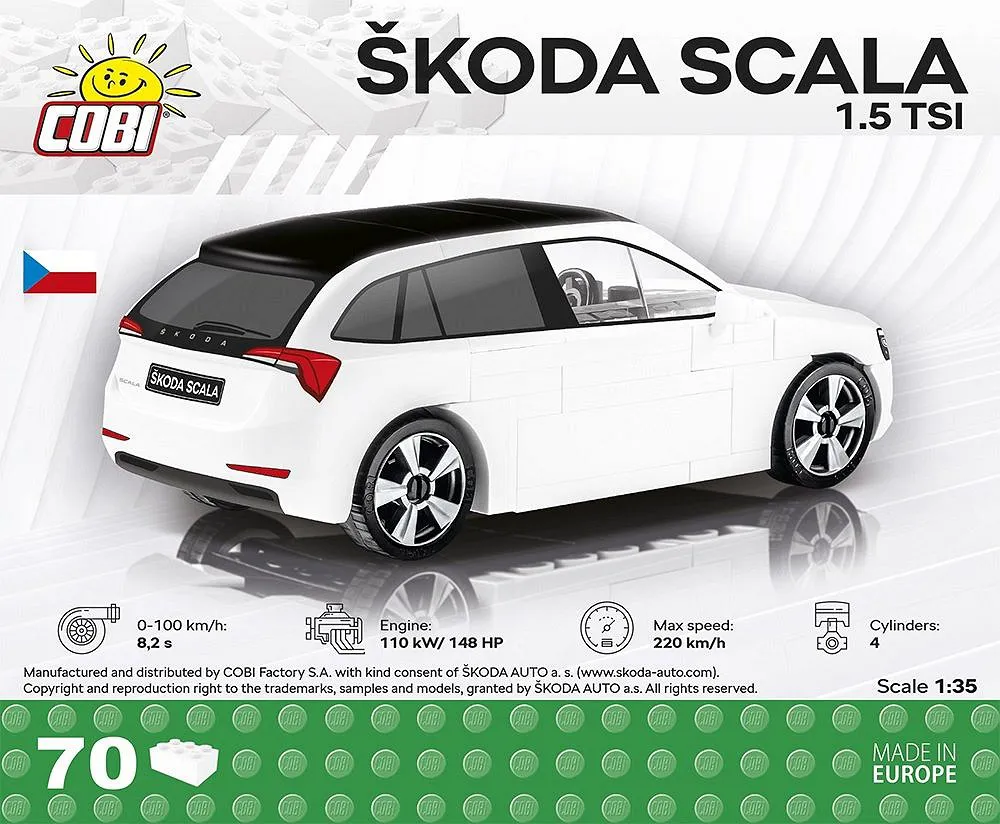 COBI 24583 Škoda Scala 1.5 TSI