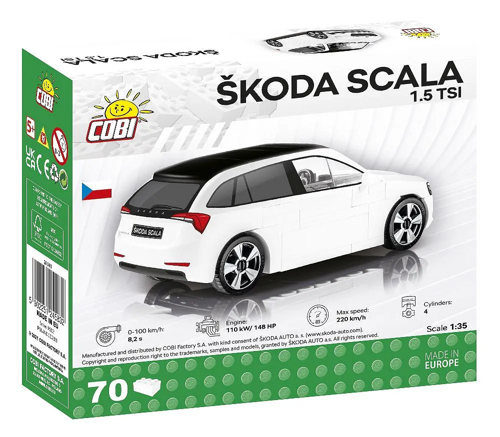 COBI 24583 Škoda Scala 1.5 TSI