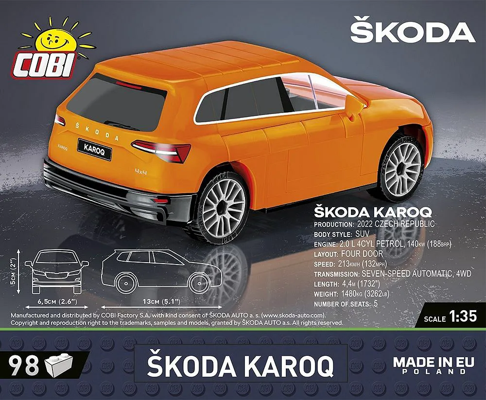 COBI 24585 Škoda Karoq