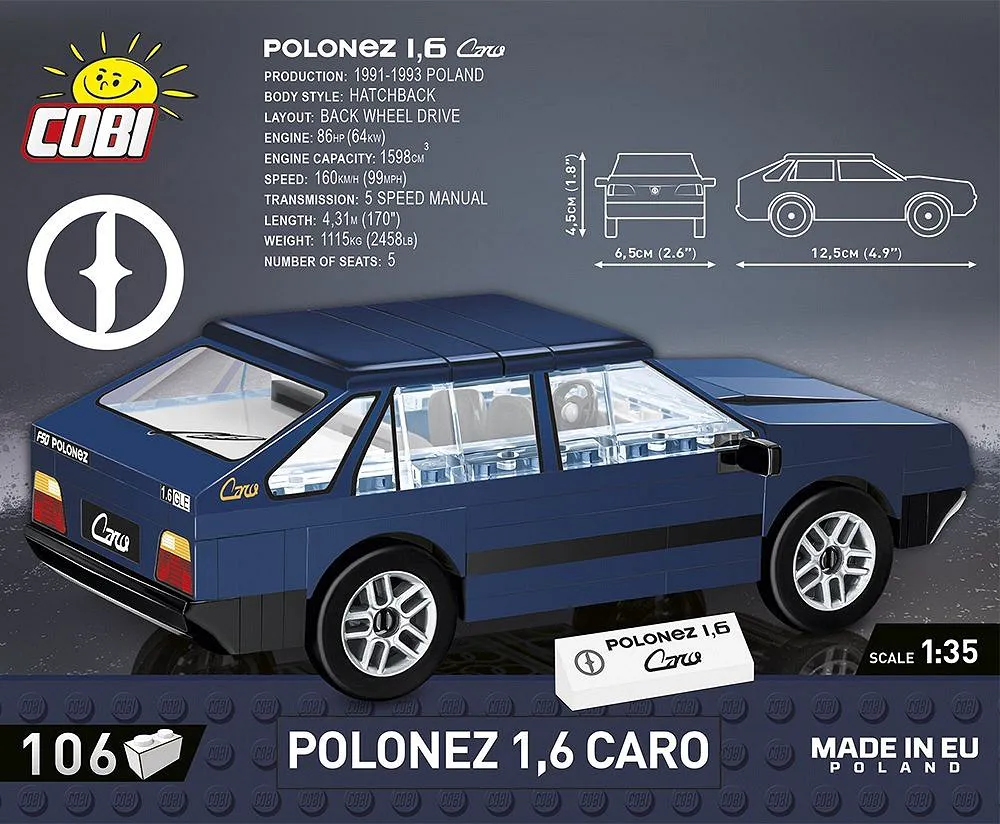 COBI 24589 Polonez 1,6 Caro