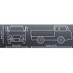 COBI 24593 Barkas B1000 Pritschenwagen