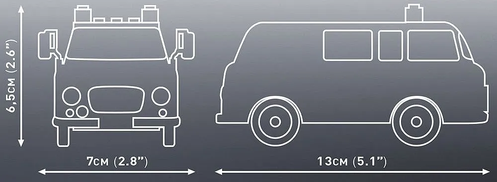 COBI 24594 Barkas B1000 Feuerwehr
