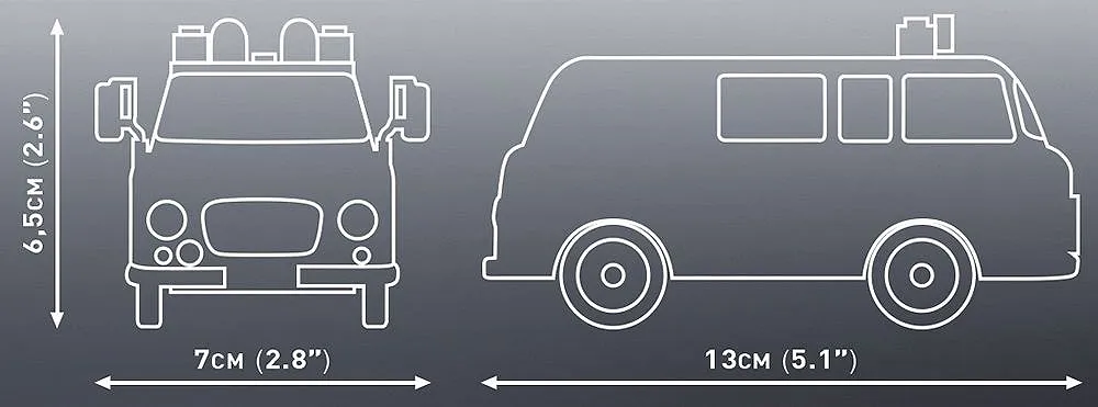 COBI 24596 Barkas B1000 Polizei