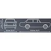 COBI 24598 Opel Rekord C 1900 L