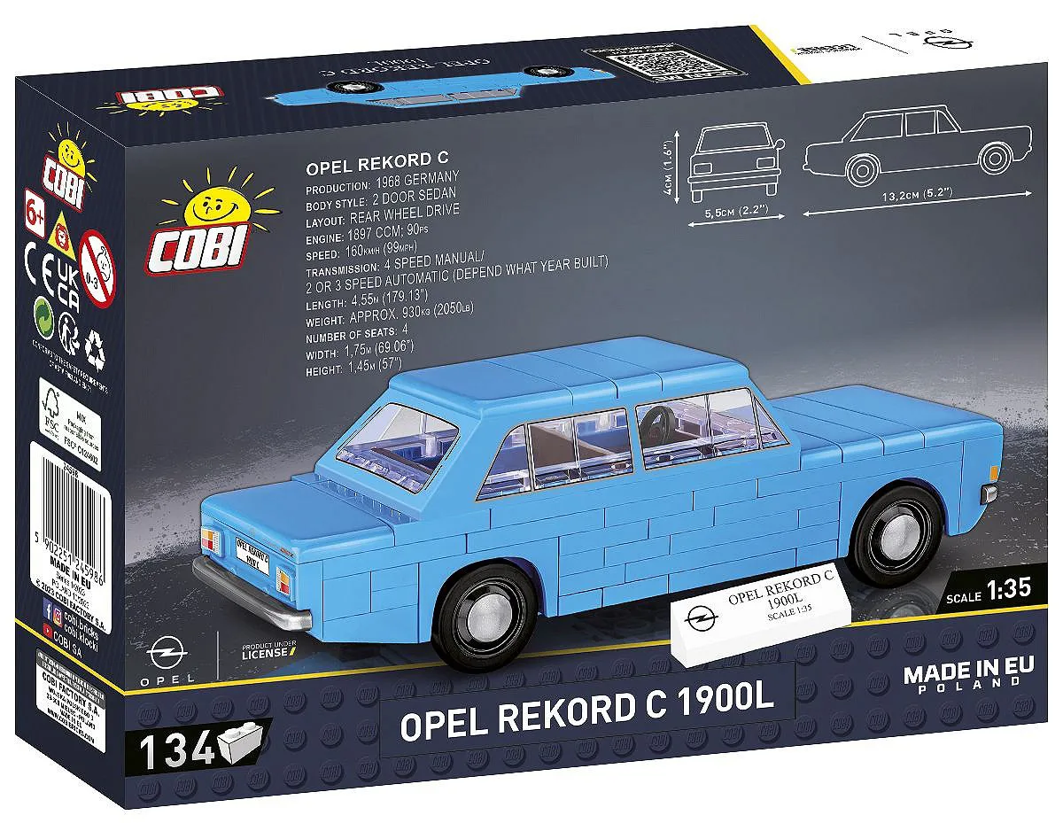 COBI 24598 Opel Rekord C 1900 L