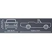 COBI 24599 Opel Rekord C 1700 L Cabriolet