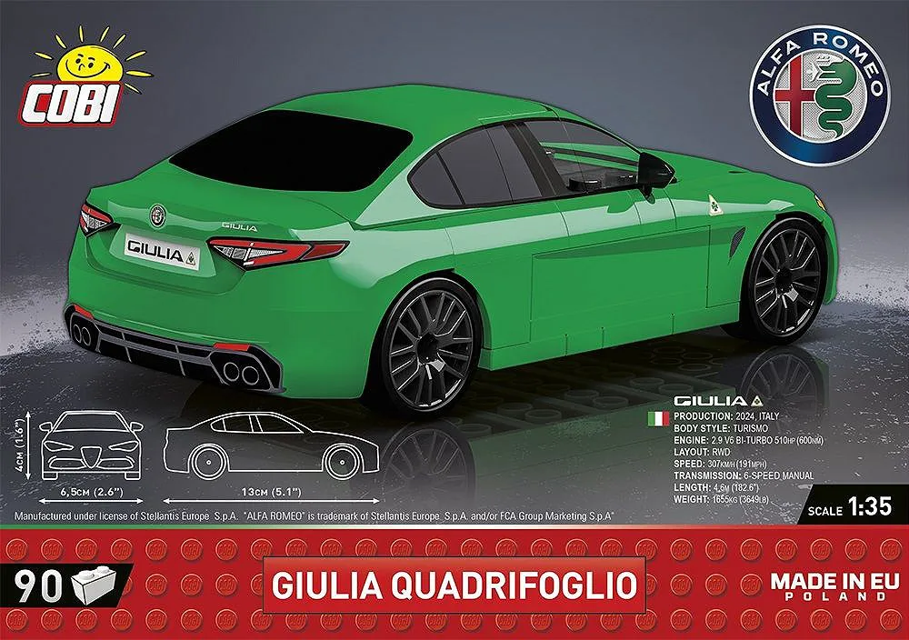 COBI 24605 Giulia Quadrifoglio