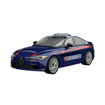 COBI 24606 Giulia Quadrifoglio Polizia