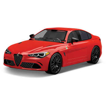 COBI 24606 Giulia Quadrifoglio Polizia