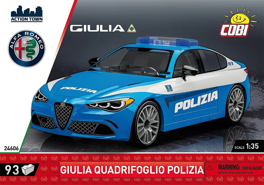 COBI 24606 Giulia Quadrifoglio Polizia