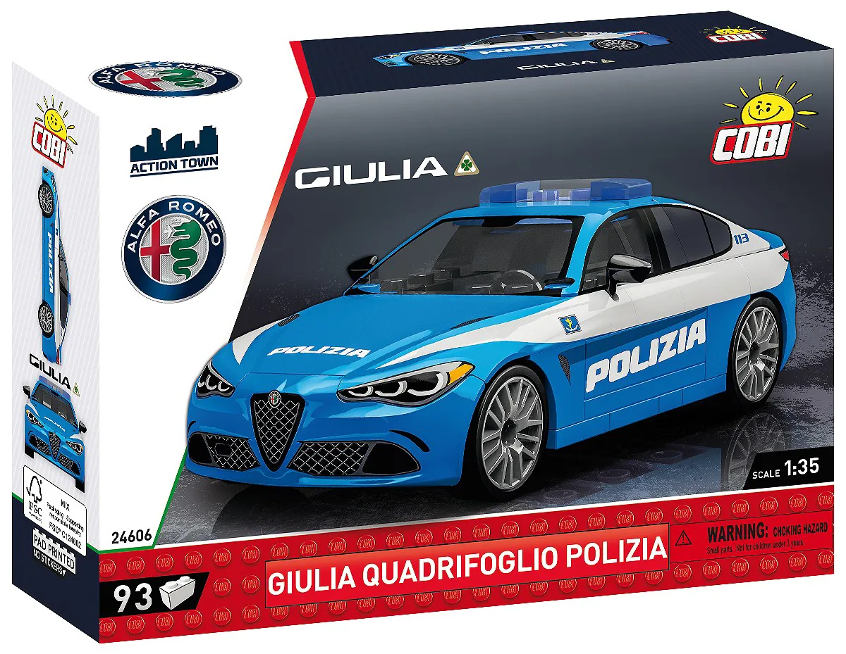 COBI 24606 Giulia Quadrifoglio Polizia