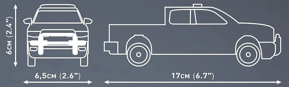 COBI 24608 RAM 1500 Polizei