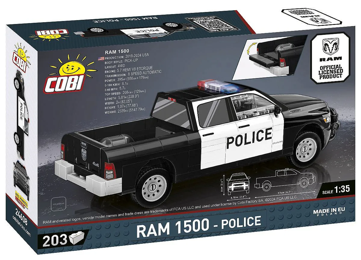 COBI 24608 RAM 1500 Polizei