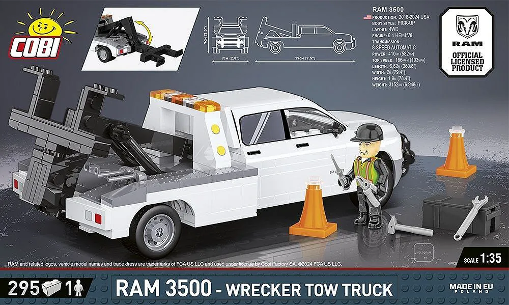 COBI 24611 RAM 3500 - Abschleppwagen