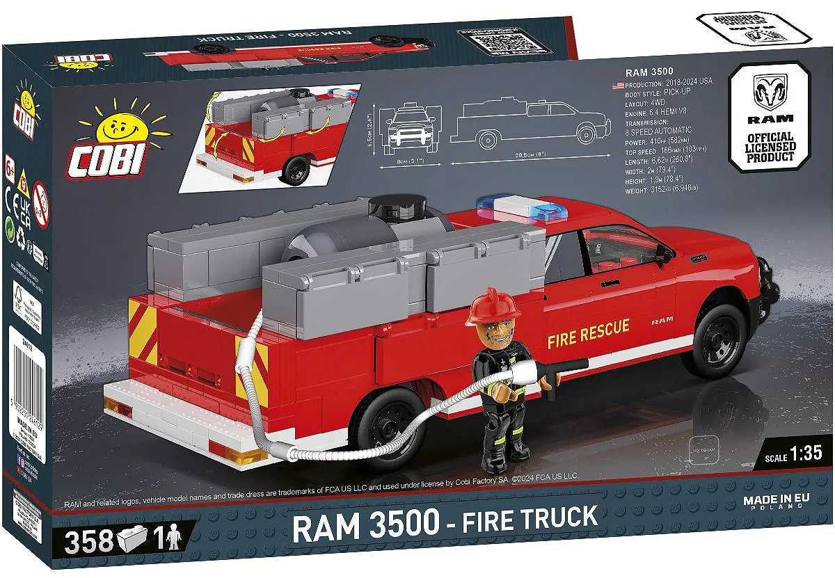 COBI 24612 RAM 3500 - Feuerwehrauto