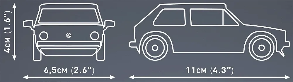 COBI 24613 Volkswagen Golf (1974-1983)
