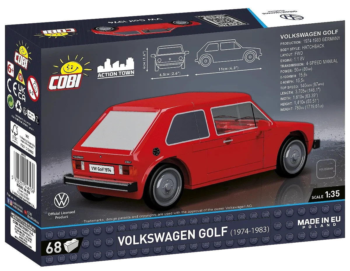 COBI 24613 Volkswagen Golf (1974-1983)