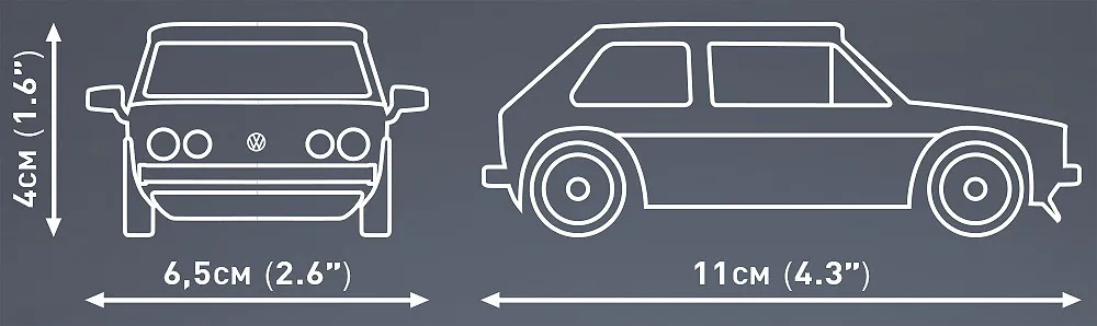 COBI 24614 Volkswagen Golf GTI (1976-1983)