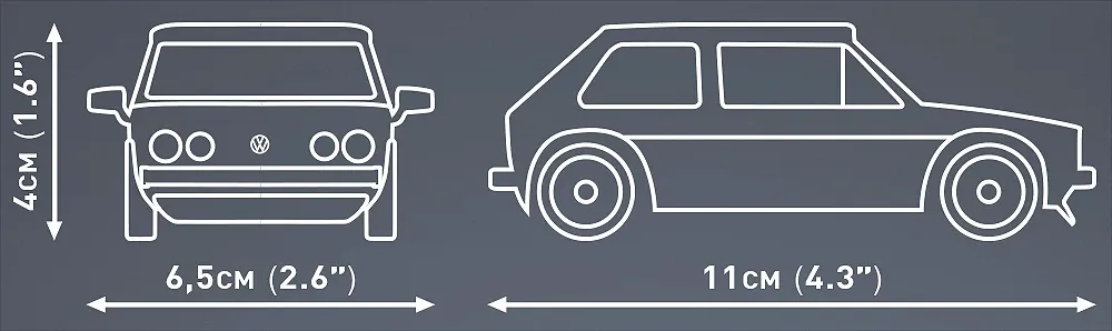 COBI 24615 Volkswagen Golf GTI (1976-1983)