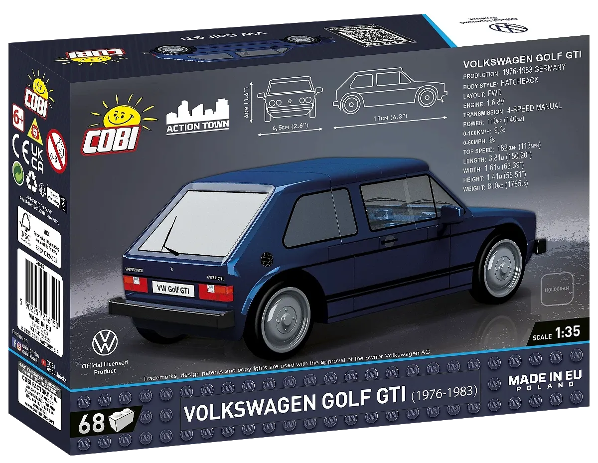 COBI 24615 Volkswagen Golf GTI (1976-1983)