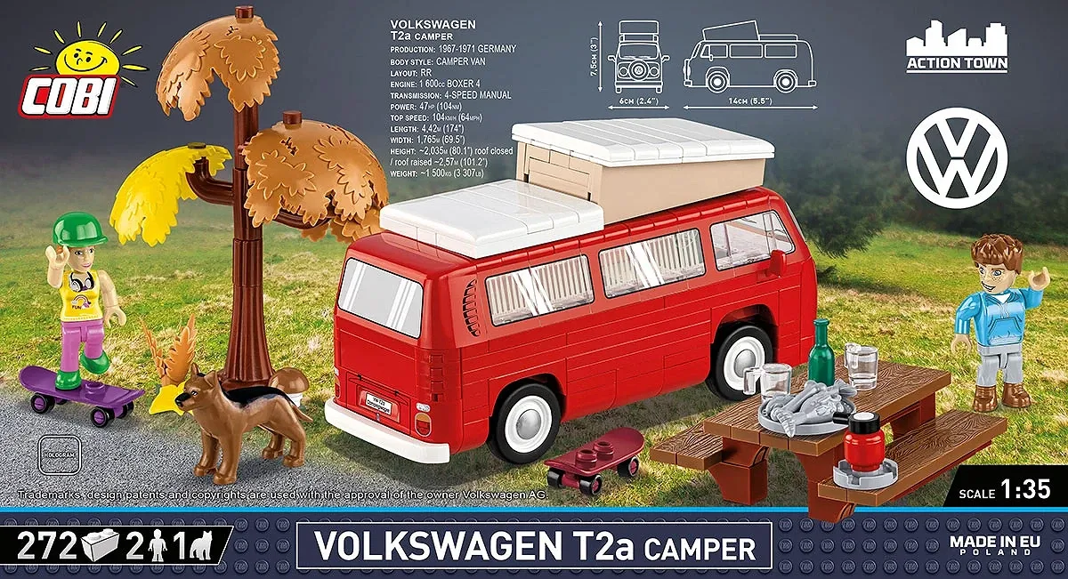 COBI 24616 Volkswagen T2a Camper