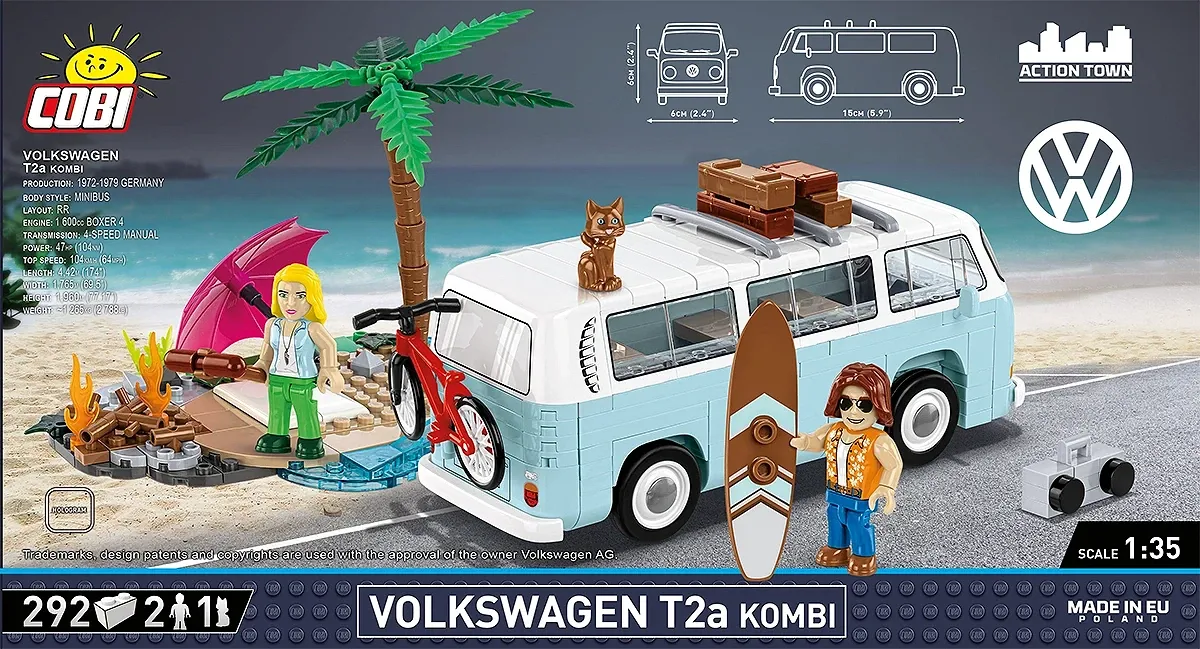 COBI 24617 Volkswagen T2a Kombi