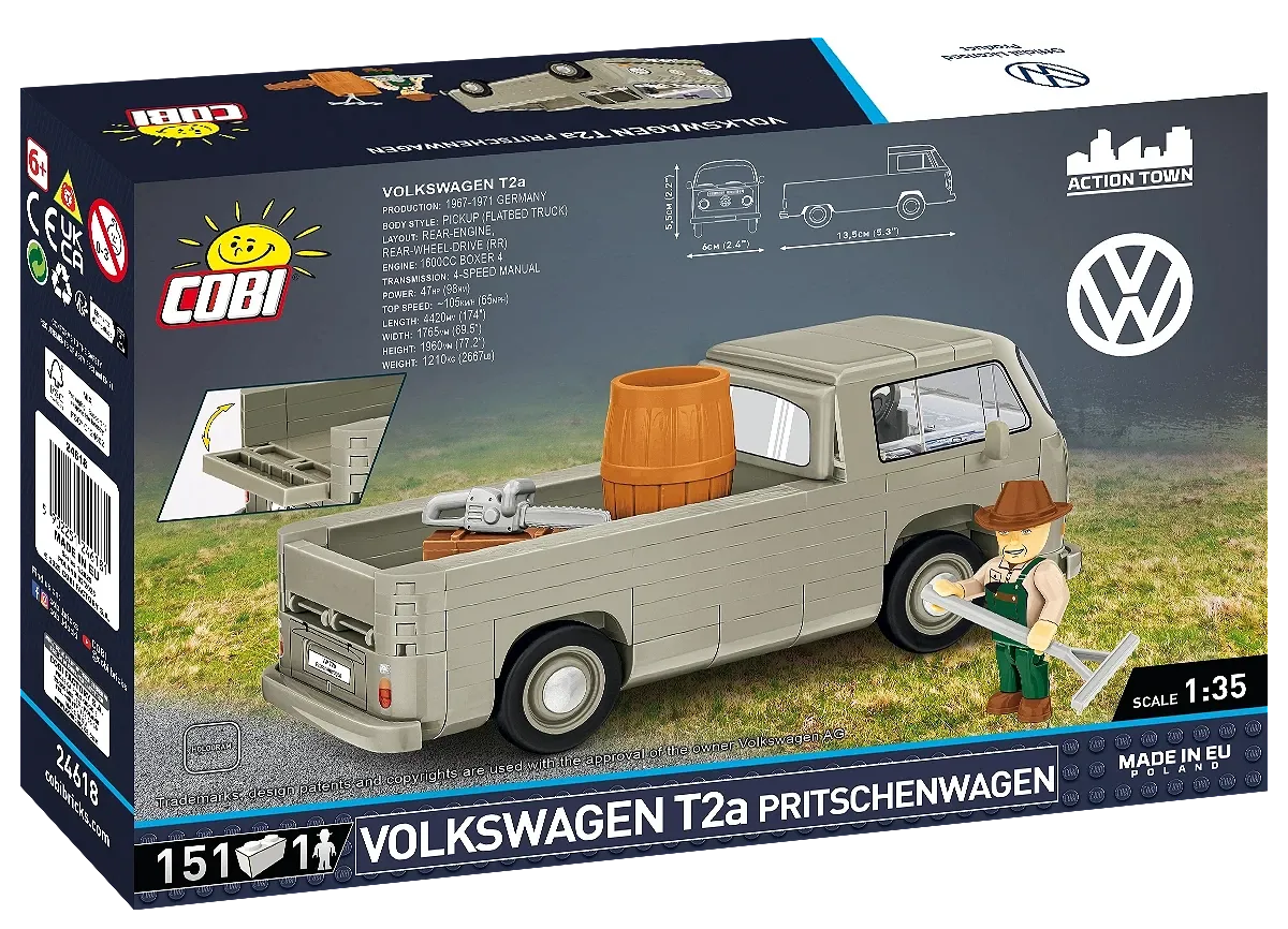 COBI 24618 Volkswagen T2a Pritschenwagen