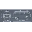 COBI 24619 Volkswagen T2b Krankenwagen