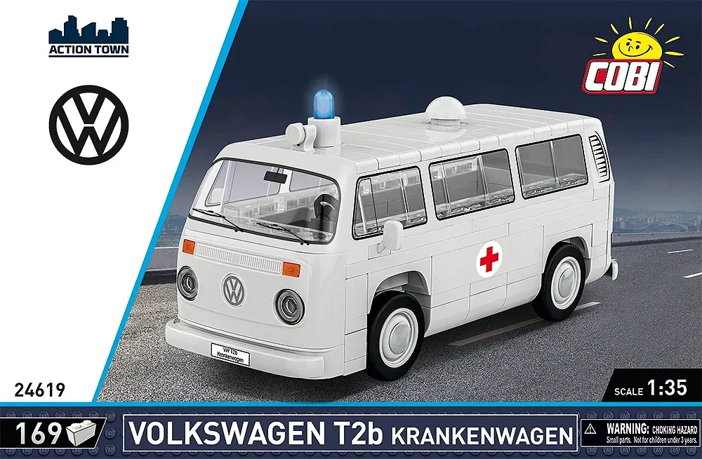 COBI 24619 Volkswagen T2b Krankenwagen