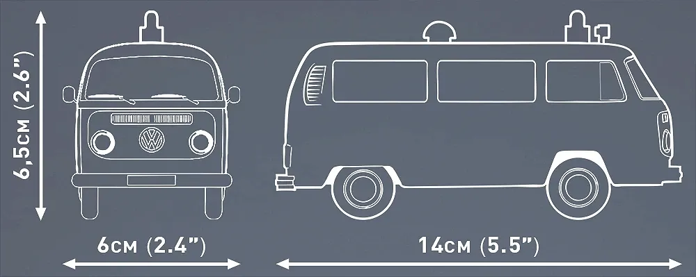 COBI 24619 Volkswagen T2b Krankenwagen