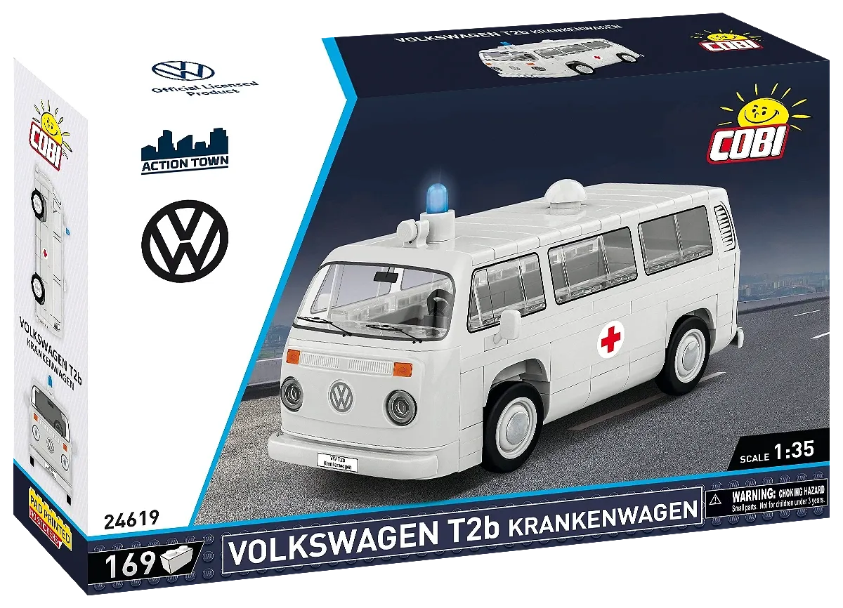 COBI 24619 Volkswagen T2b Krankenwagen