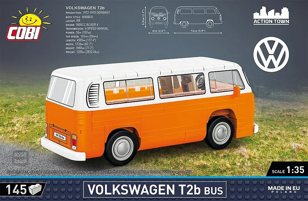 COBI 24621 Volkswagen T2b Bus