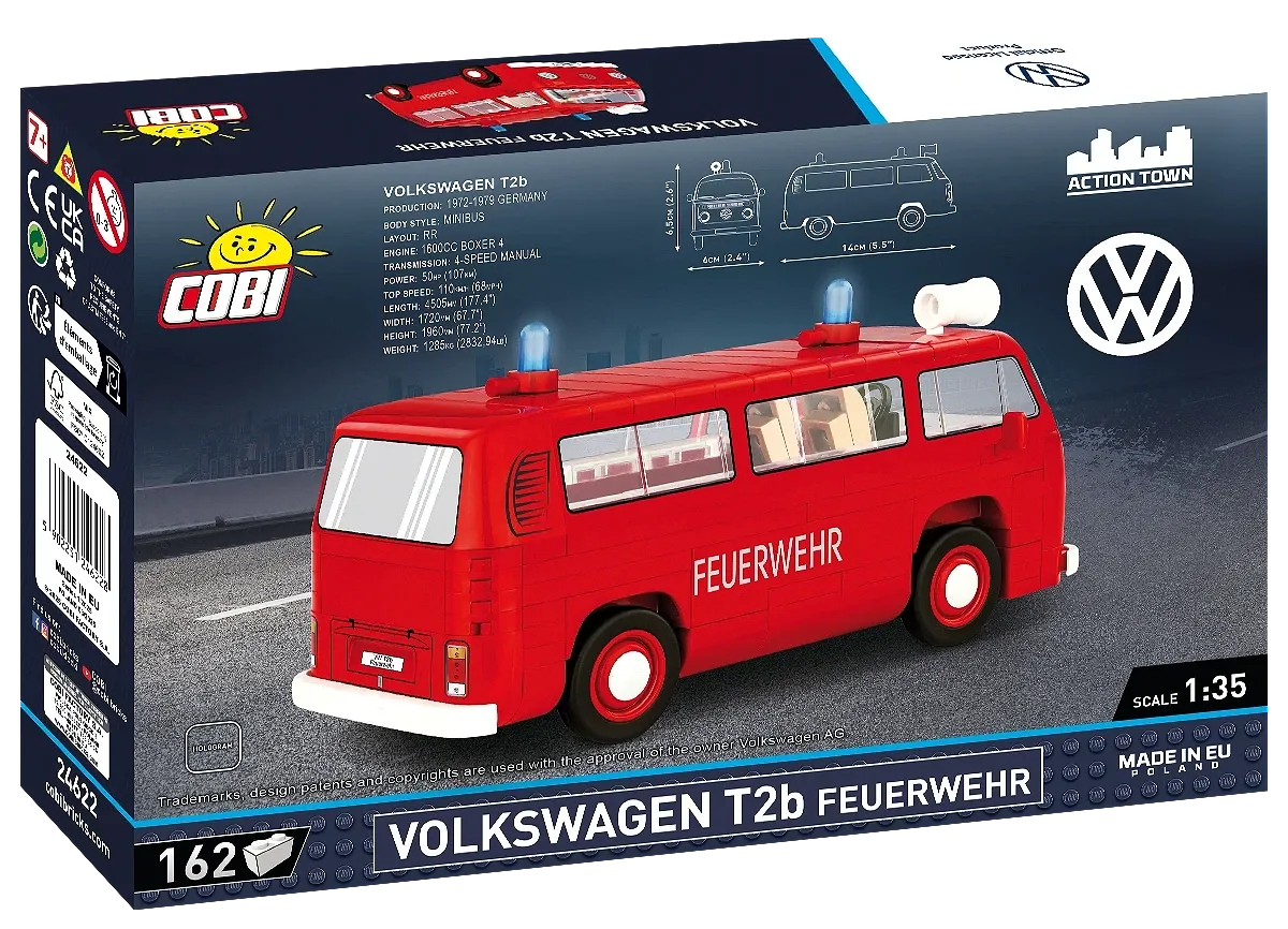 COBI 24622 Volkswagen T2b Feuerwehr