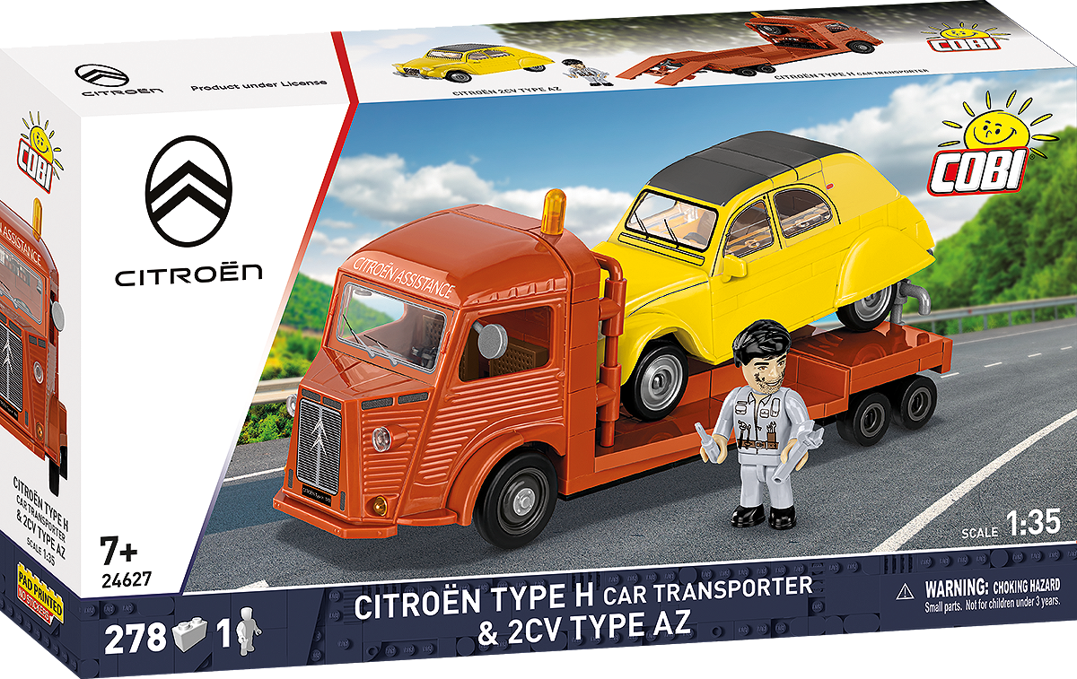 COBI 24627 Citroen Type H Auto-Transporter & 2CV Type AZ