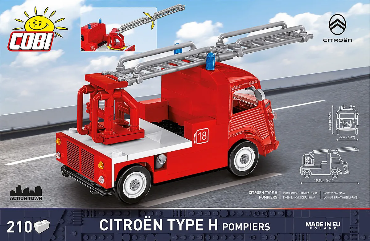 COBI 24628 Citroen Type H Feuerwehr