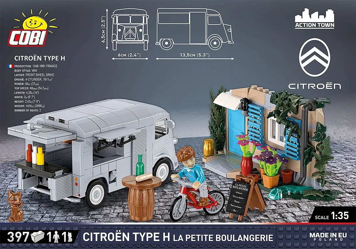 COBI 24633 Citroen Type H "La Petite Boulangerie
