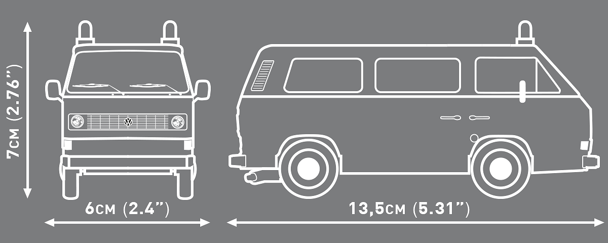 COBI 24635 Volkswagen T3 Feuerwehr