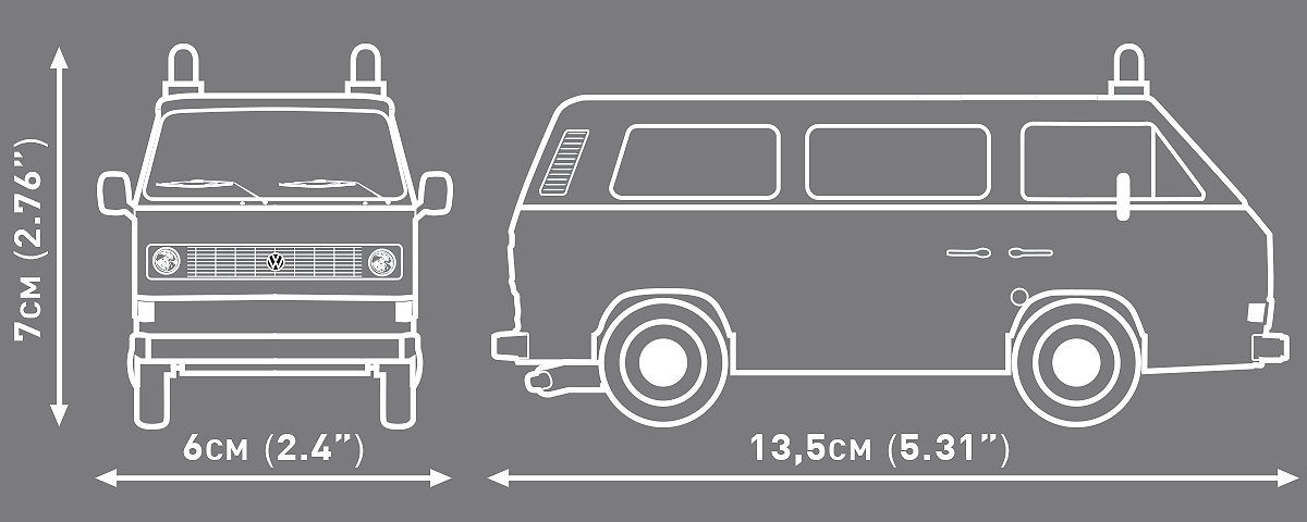 COBI 24635 Volkswagen T3 Feuerwehr