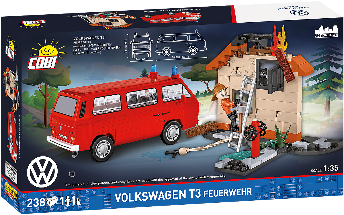 COBI 24635 Volkswagen T3 Feuerwehr
