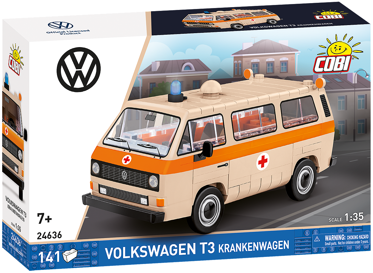 COBI 24636 Volkswagen T3 Krankenwagen