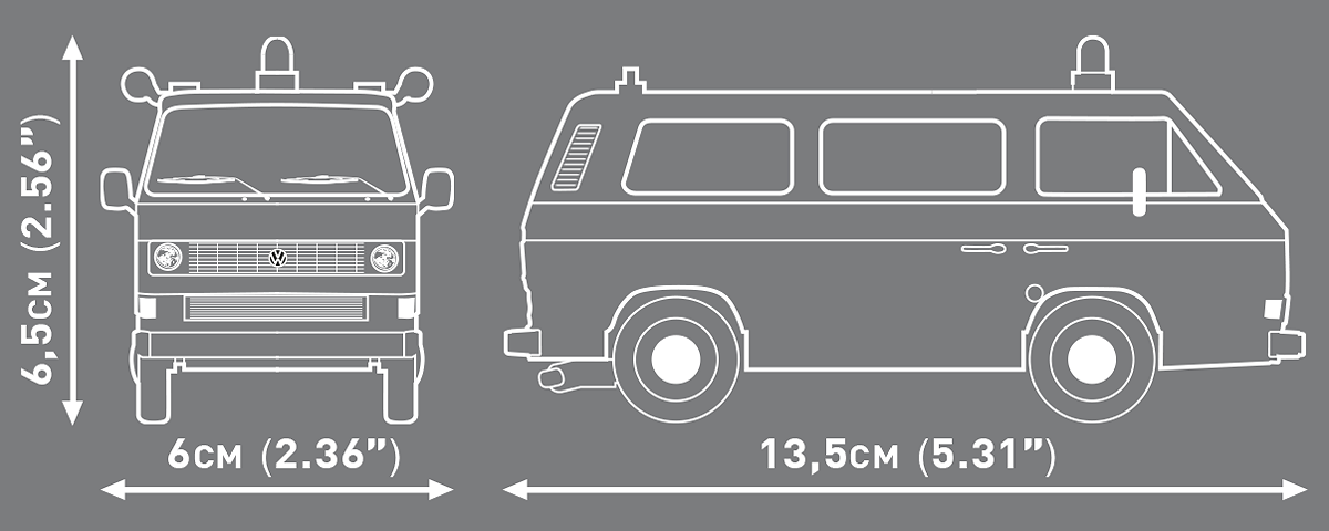 COBI 24637 Volkswagen T3 Polizei