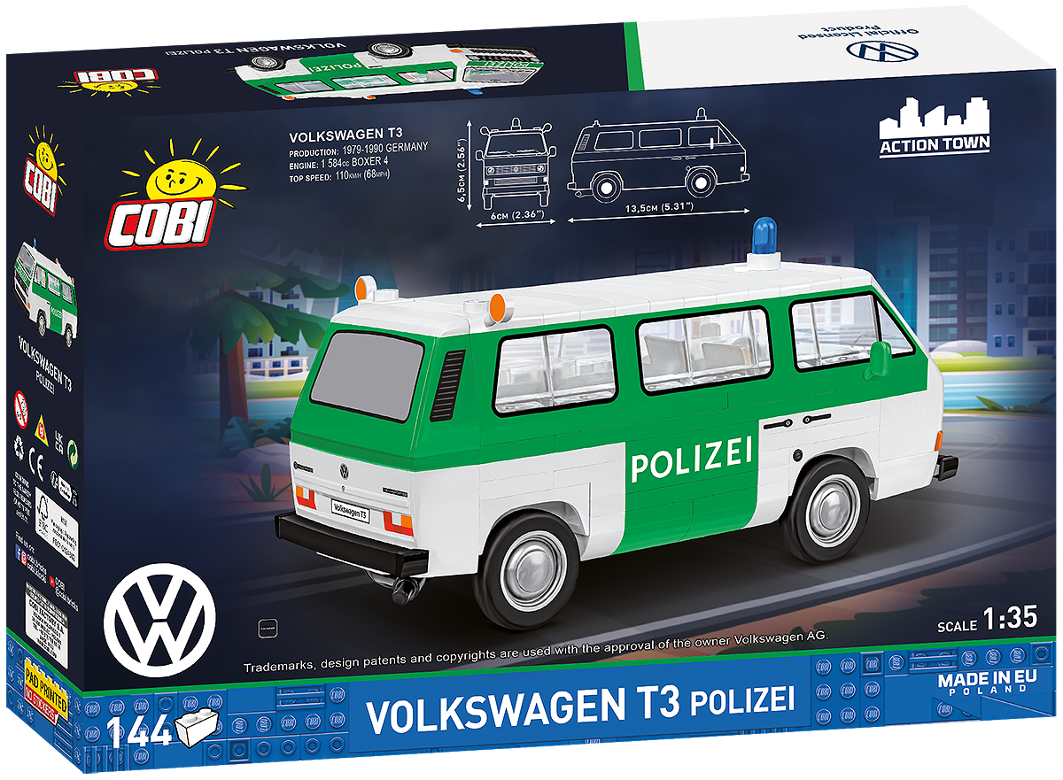 COBI 24637 Volkswagen T3 Polizei