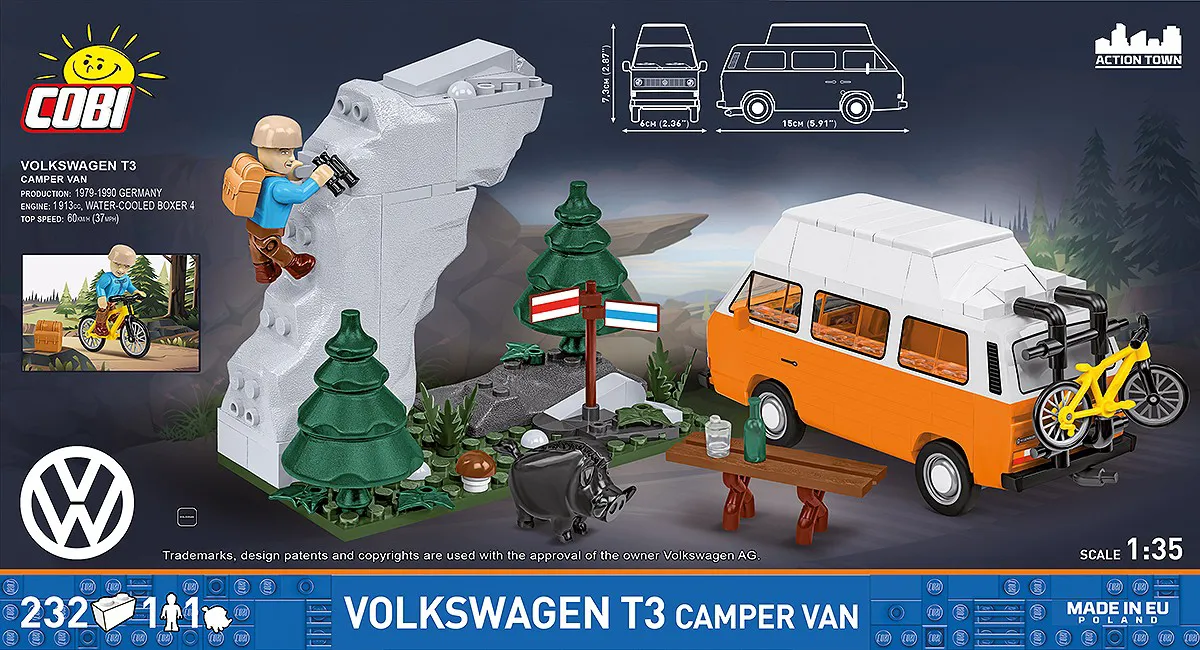 COBI 24638 Volkswagen T3 Camper Van