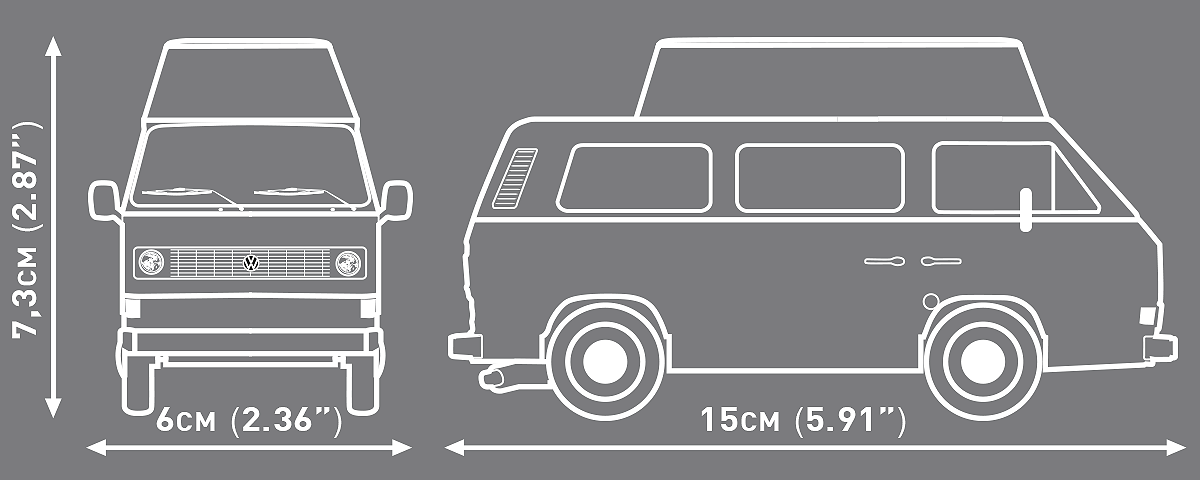 COBI 24638 Volkswagen T3 Camper Van