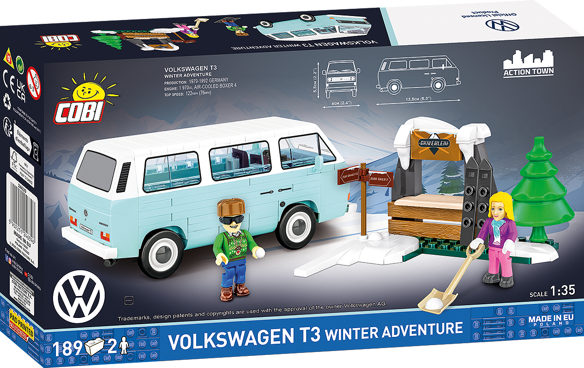 COBI 24639 Volkswagen T3 Winter Adventure