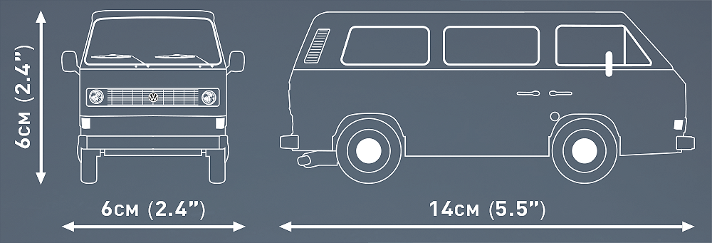 COBI 24639 Volkswagen T3 Winter Adventure