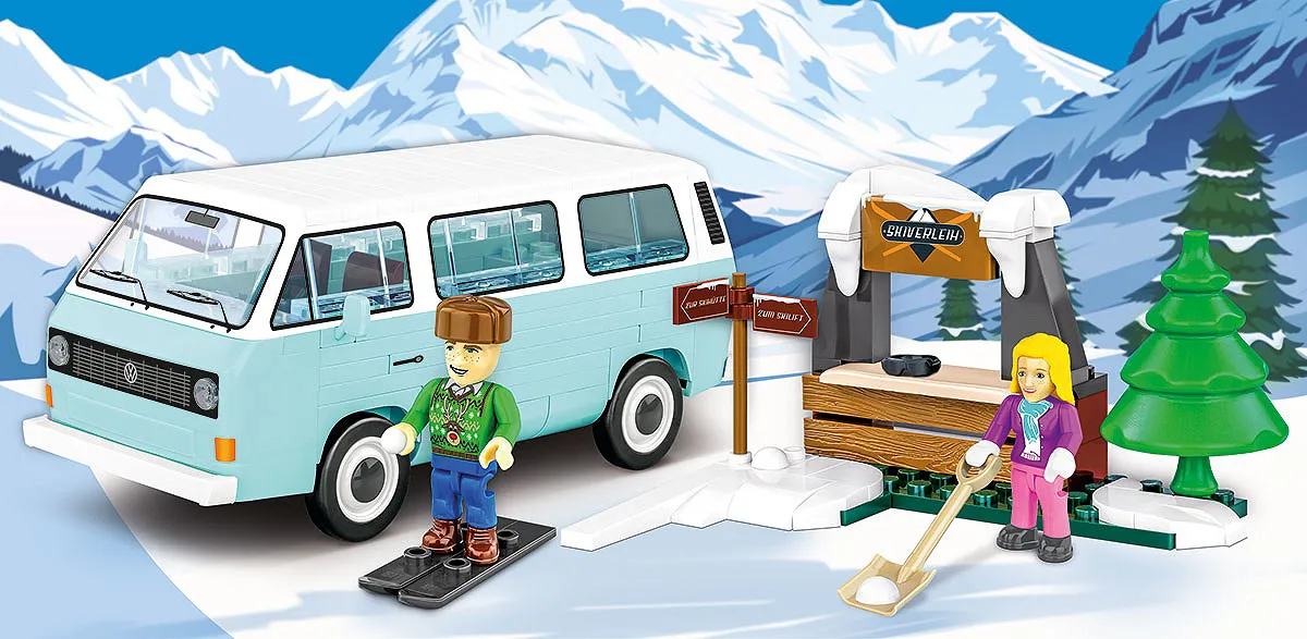 COBI 24639 Volkswagen T3 Winter Adventure